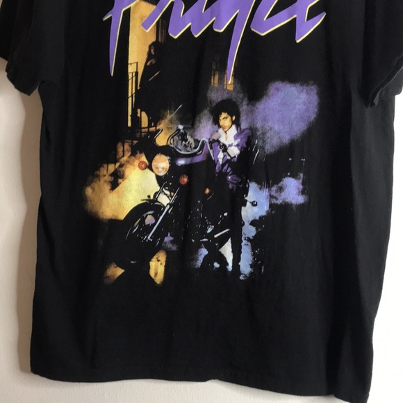 PRINCE Purple Rain Motorcycle in Alley Retro Style Black large - Picture 3 of 8